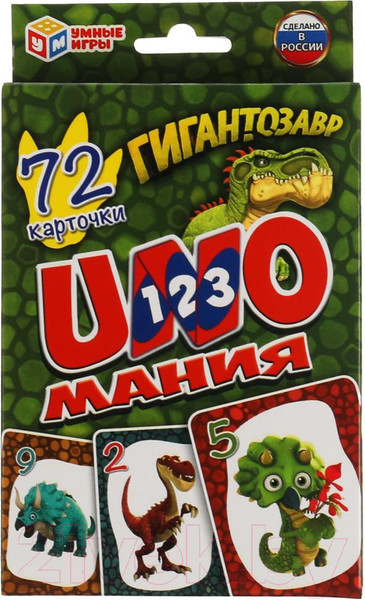 Изображение товара Настольная игра Умные игры Уномания. Гигантозавр / 4610136737242