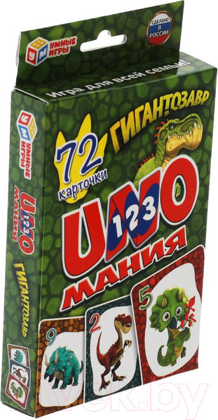 Изображение товара Настольная игра Умные игры Уномания. Гигантозавр / 4610136737242