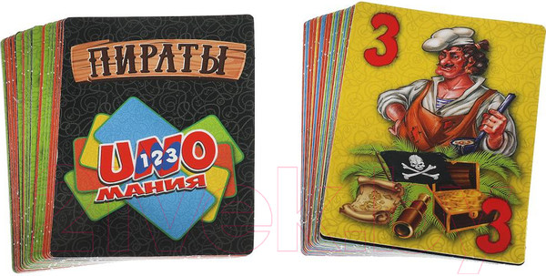 Изображение товара Настольная игра Умные игры Уномания. Пираты / 4680107941909