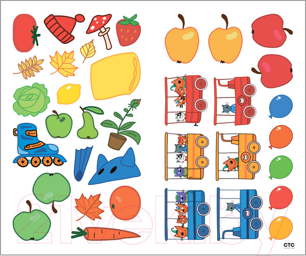 Изображение товара Развивающая книга Мозаика-Синтез Три кота. Учимся с котятами. Цвета / МС11847