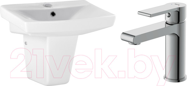 Изображение товара Умывальник со смесителем Cersanit Carina 55В / S-UM-CAR55/1 + 63020