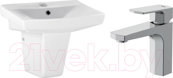 Изображение товара Умывальник со смесителем Cersanit Carina 55В / S-UM-CAR55/1 + 63055