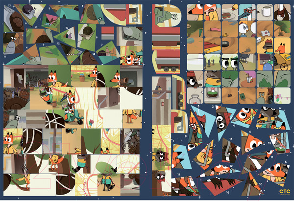 Изображение товара Развивающая книга Мозаика-Синтез Лекс и Плу. Наклейки-конструктор. Жизнь налегке / МС12232