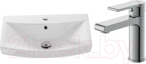 Изображение товара Умывальник со смесителем Cersanit Carina 60В / S-UM-CAR60/1 + 63020
