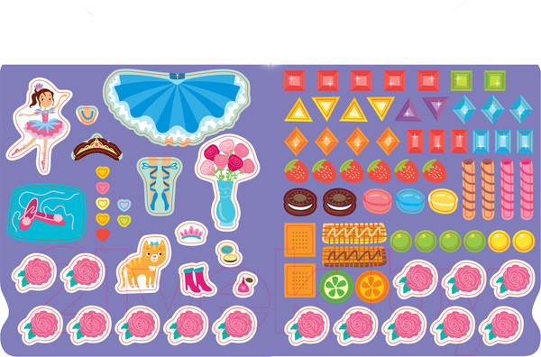 Изображение товара Развивающая книга Мозаика-Синтез Активити для девочек. Балерина / МС11420