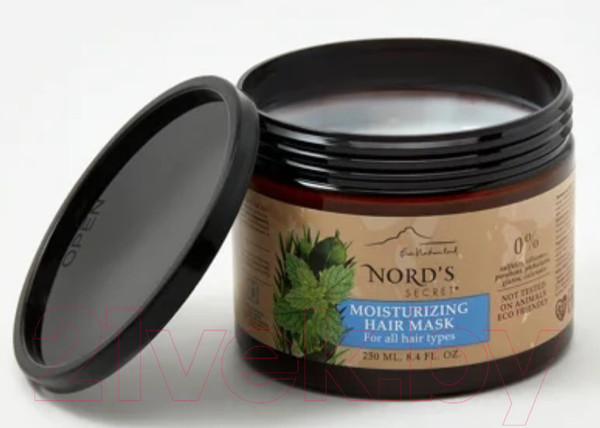 Изображение товара Маска для волос Nord's Secret Мелисса и масло Чайного дерева Увлажняющая (250мл)