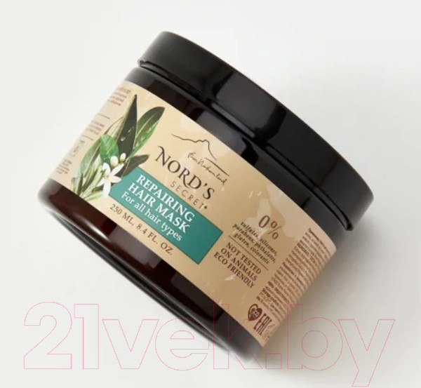 Изображение товара Маска для волос Nord's Secret Цветок Нероли и масло Миндаля Восстанавливающая (250мл)
