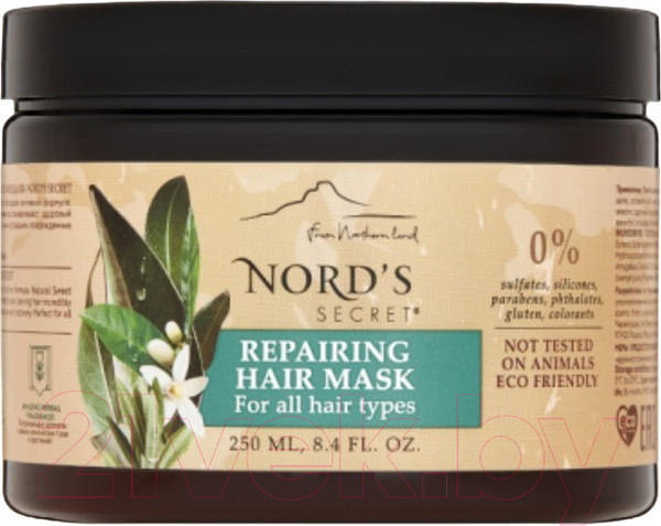 Изображение товара Маска для волос Nord's Secret Цветок Нероли и масло Миндаля Восстанавливающая (250мл)