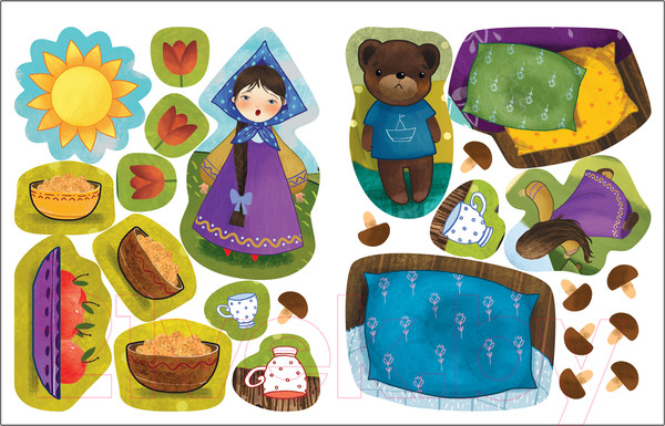 Изображение товара Развивающая книга Мозаика-Синтез Любимые сказки малышей. Маша и медведи / МС11189