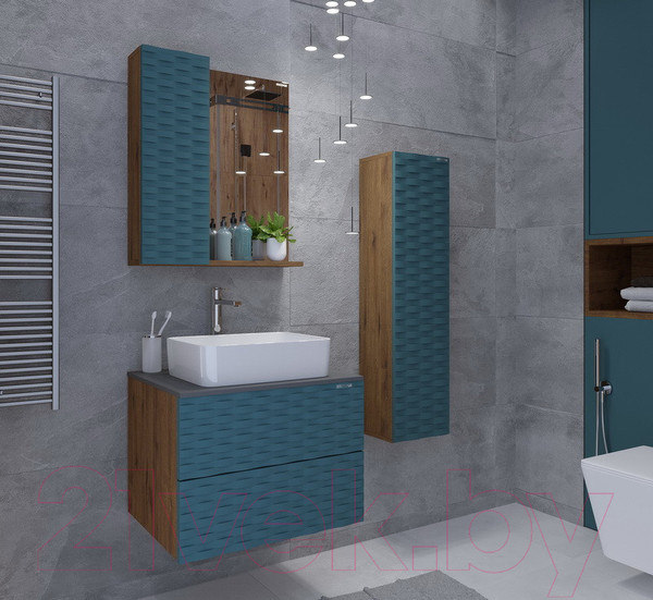 Изображение товара Шкаф с зеркалом для ванной Grossman Альба 65 / 206502