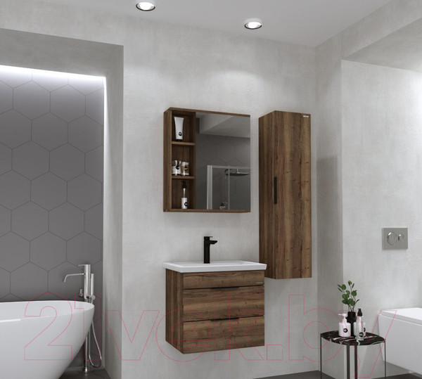 Изображение товара Шкаф с зеркалом для ванной Grossman Форта 70 / 2070022