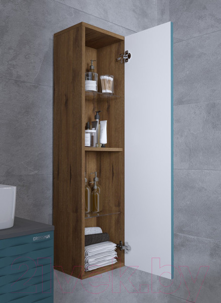 Изображение товара Шкаф-полупенал для ванной Grossman Альба 30 / 303010