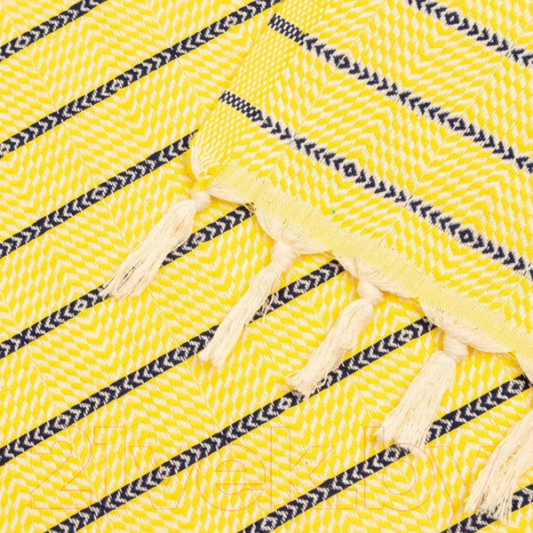 Изображение товара Полотенце Love Life Полосы / 6840459 (желтый)