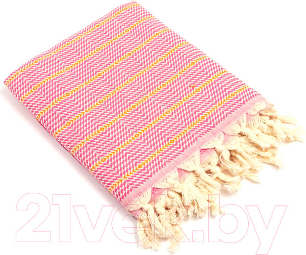 Изображение товара Полотенце Love Life Полосы / 6840457 (розовый)