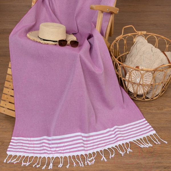 Изображение товара Полотенце Love Life Waffle / 6840468 (розовый)