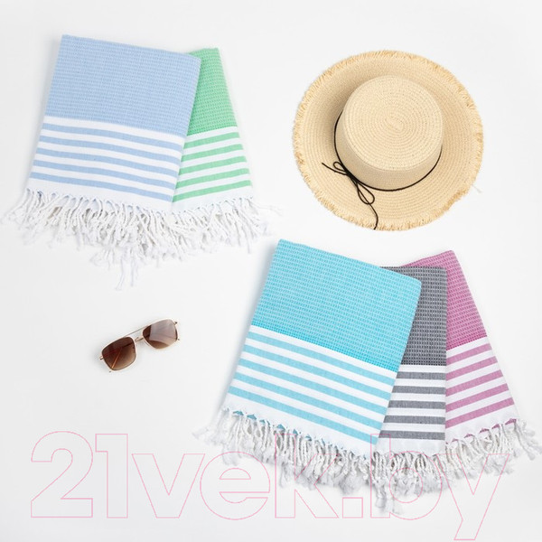 Изображение товара Полотенце Love Life Waffle / 6840469 (салатовый)