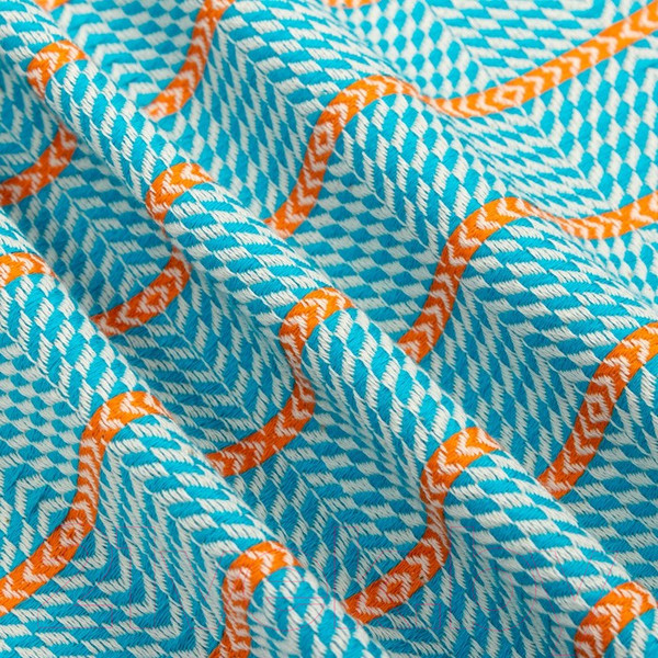 Изображение товара Полотенце Love Life Полосы / 6840458 (голубой)