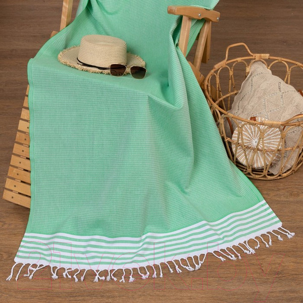 Изображение товара Полотенце Love Life Waffle / 6840469 (салатовый)