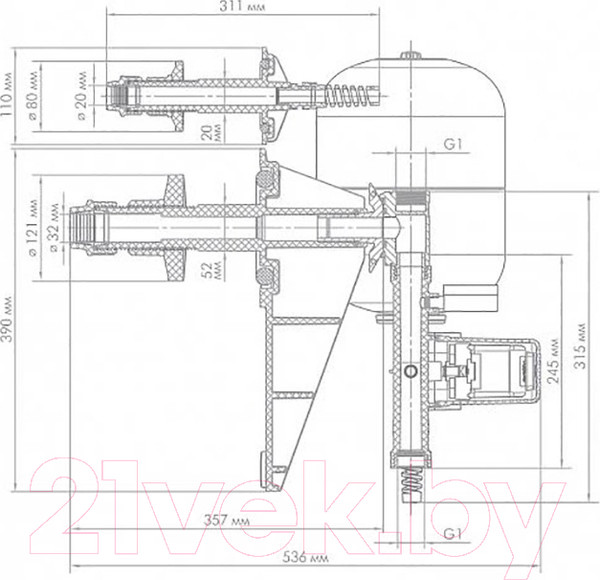 Изображение товара Комплект для автоматизации системы водоснабжения Джилекс БРА