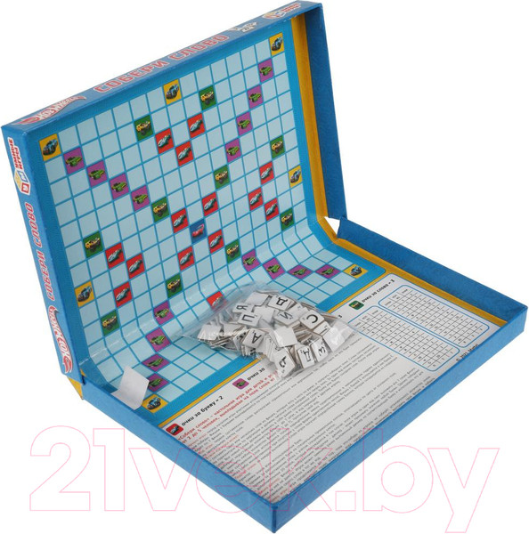 Изображение товара Настольная игра Умные игры Хот Вилс. Собери слово / 4680107921307