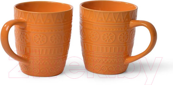 Изображение товара Набор столовой посуды Fissman Motif 6280 (16пр, оранжевый)