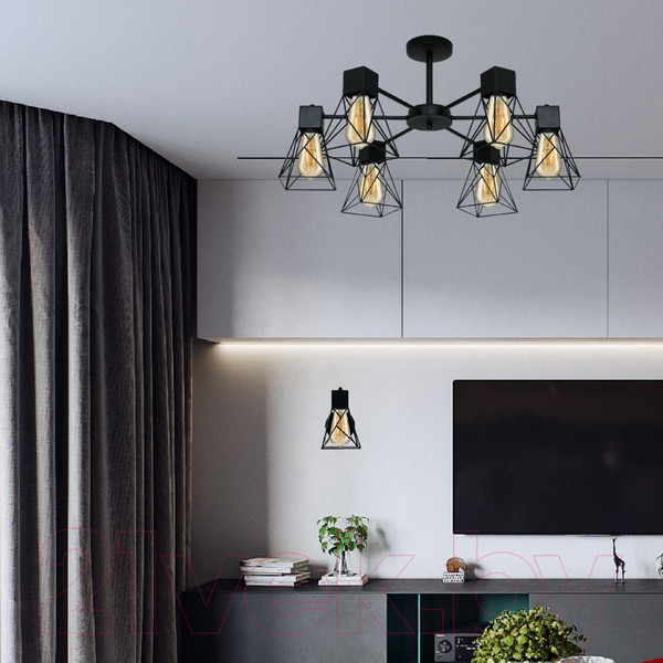 Изображение товара Бра Элетех Дельта 511 НББ 01-60-161 / 1005404786 (черный муар)