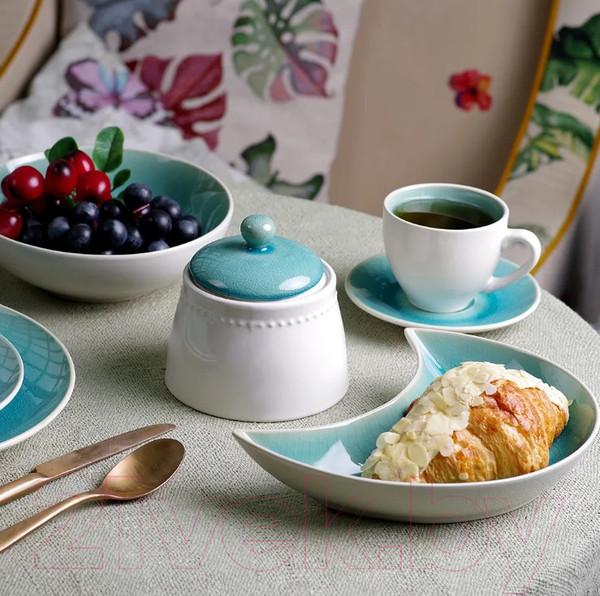 Изображение товара Сахарница Fissman Celine 6231 (лазурный)