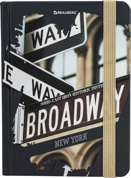 Изображение товара Записная книжка Brauberg Broadway / 113739