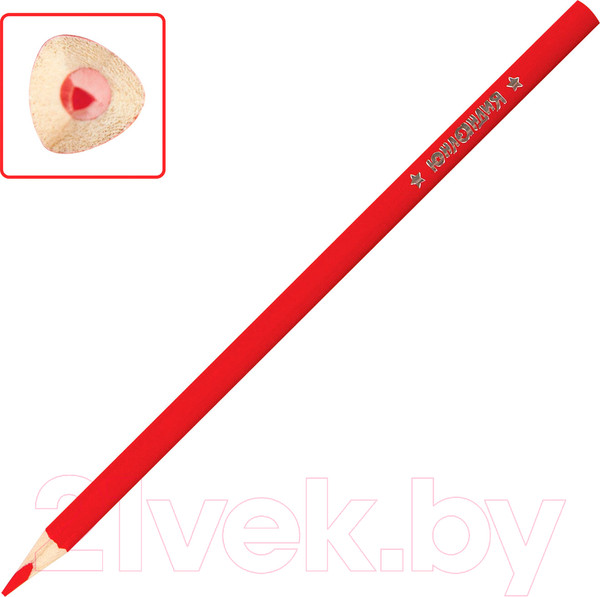 Изображение товара Набор цветных карандашей Юнландия Экзотика / 181647 (12цв)