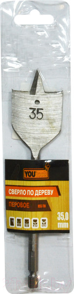 Изображение товара Сверло Yourtools 35мм По дереву Перовое