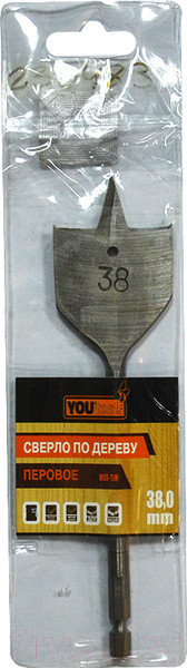 Изображение товара Сверло Yourtools 38мм По дереву Перовое