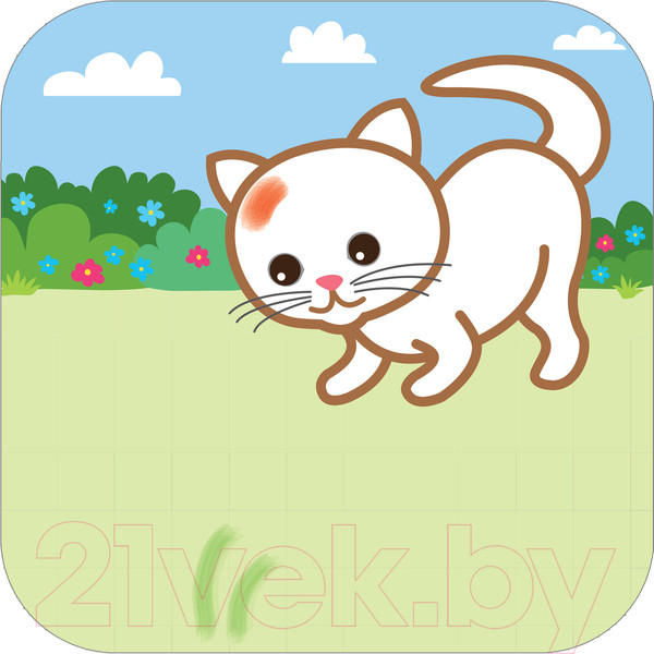 Изображение товара Раскраска Мозаика-Синтез Рисуем пальчиками. Трафареты. Мы гуляем / МС11628