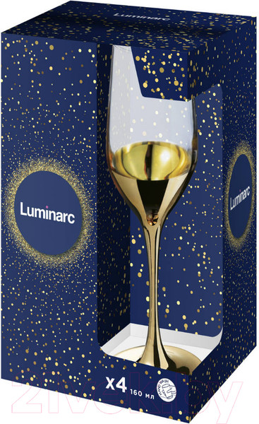 Изображение товара Набор бокалов Luminarc Электрическое золото P9301 (4шт)