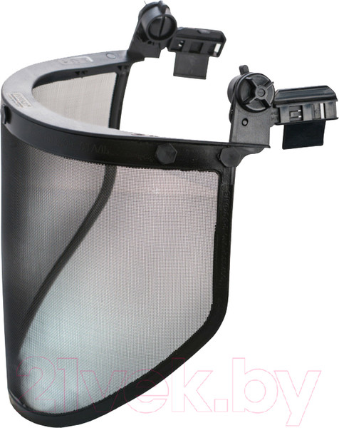 Изображение товара Защитный щиток РОСОМЗ Сетка КС/Л сталь Лицевой С креплением на каске