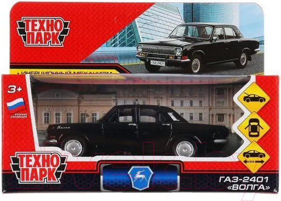 Изображение товара Автомобиль игрушечный Технопарк Газ-2401 Волга / 2401-12-BK