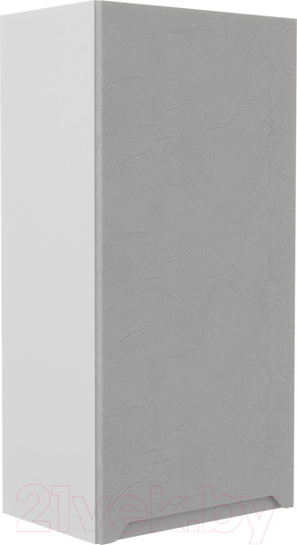 Изображение товара Шкаф навесной для кухни ДСВ Тренто ВП 450 левый (серый/серый)