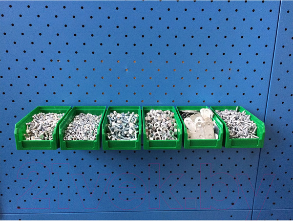 Изображение товара Набор лотков для метизов Стелла-техник V-1-650 (6шт, зеленый)