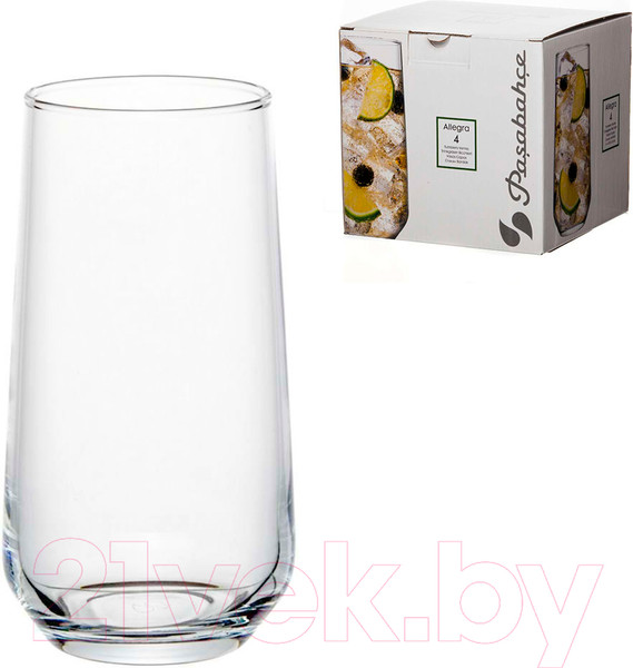 Изображение товара Набор стаканов Pasabahce Аллегра 420015/1111571 (4шт)