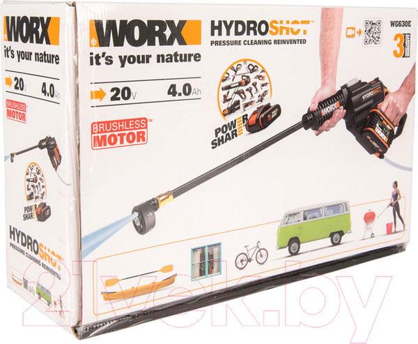 Изображение товара Мойка высокого давления Worx WG630E.9 (без АКБ и ЗУ)