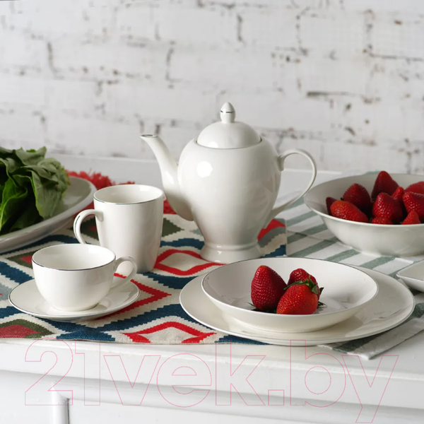 Изображение товара Заварочный чайник Fissman Aleksa 3903 (белый)