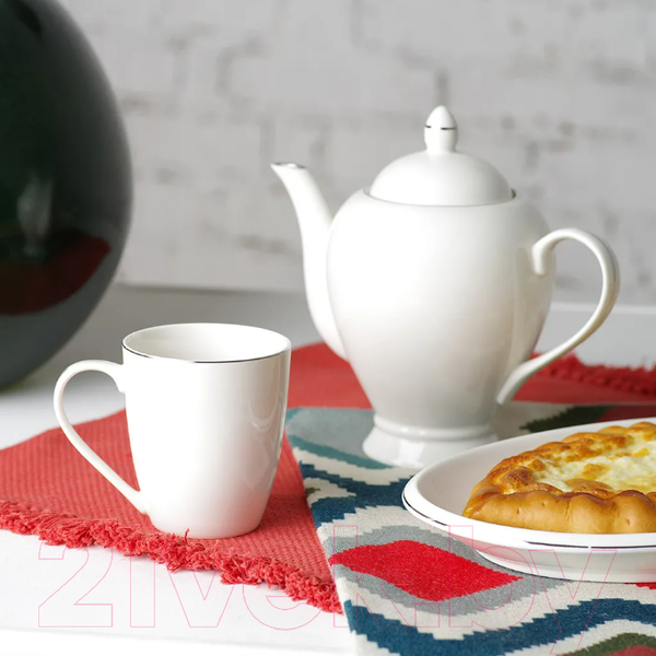 Изображение товара Заварочный чайник Fissman Aleksa 3903 (белый)