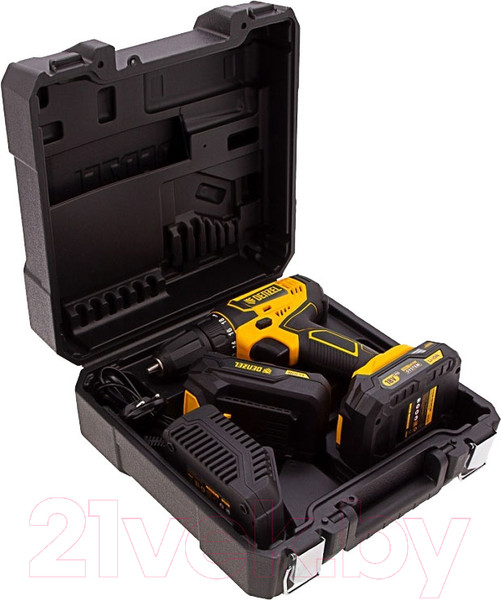 Изображение товара Аккумуляторная дрель-шуруповерт Denzel CDL-18-02BM / 26116