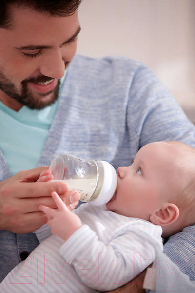 Изображение товара Бутылочка для кормления Philips AVENT Natural Стекло / SCF053/17 (240мл)