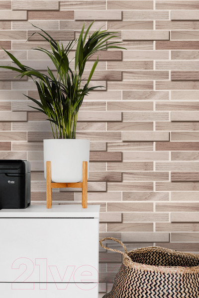 Изображение товара Панель ПВХ Grace Паркет Дуб беленый (980x480x3.5мм)