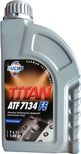 Изображение товара Жидкость гидравлическая Fuchs Titan ATF 7134 FE / 600868611 (1л, синий)