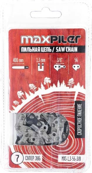 Изображение товара Цепь для пилы Maxpiler MXS-1.3-56-3/8