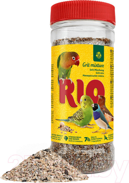 Изображение товара Корм для птиц Mealberry RIO Минеральная смесь для всех видов птиц (520г)