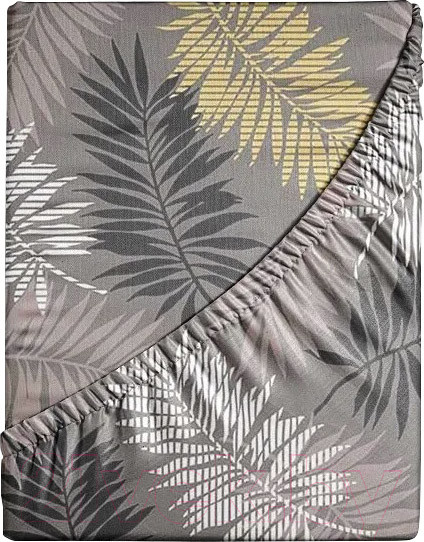 Изображение товара Простыня Ночь нежна Тропики На резинке 220x200x20 / 70077-1