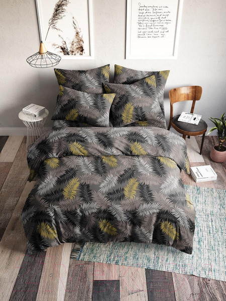 Изображение товара Простыня Ночь нежна Тропики На резинке 220x200x20 / 70077-1