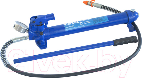 Изображение товара Насос гидравлический AE&T T03020PM с манометром (20т)